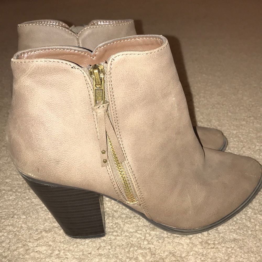 Brown booties!